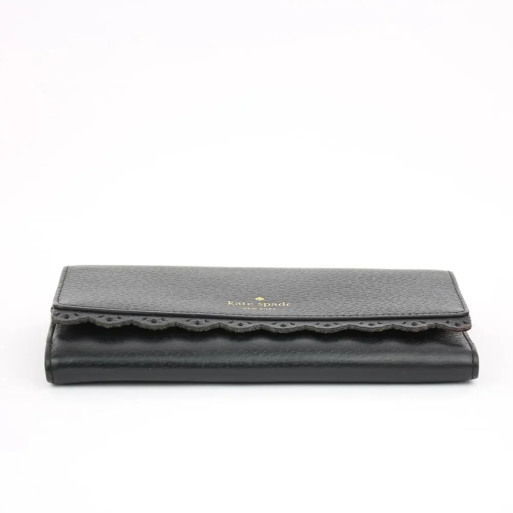 Kate Spade Black Scallop Wallet
